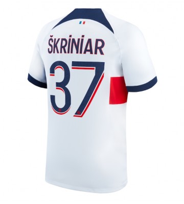 Paris Saint-Germain Milan Skriniar #37 Segunda Equipación 2023-24 Manga Corta